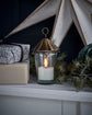 Tealight holder, HDHang, Clear, Brass