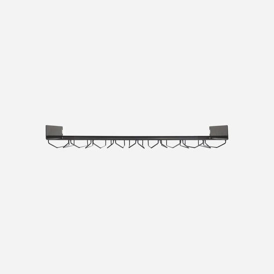 Wine Glass Shelf, HDFari, Black