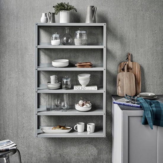 Shelving unit, HDUse, Light grey