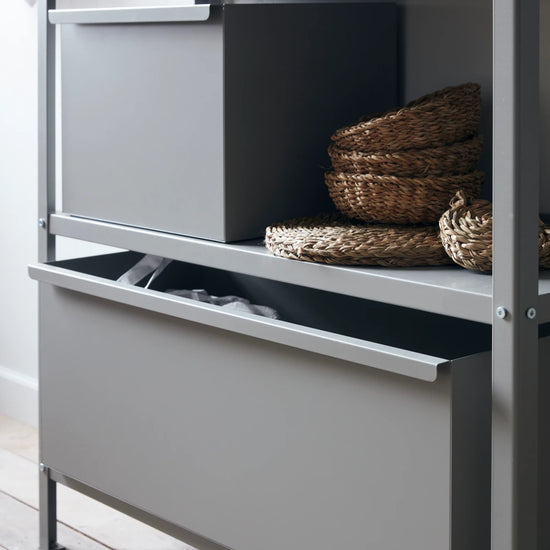 Storage for shelving unit, HDRack, Grey