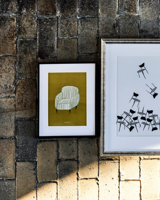 Wall art, HDChair, Mustard
