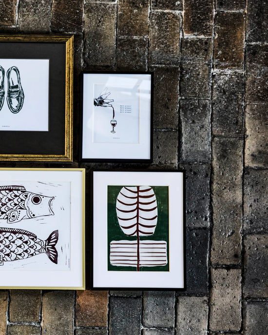 Wall art, HDFlow, Mørkegrøn