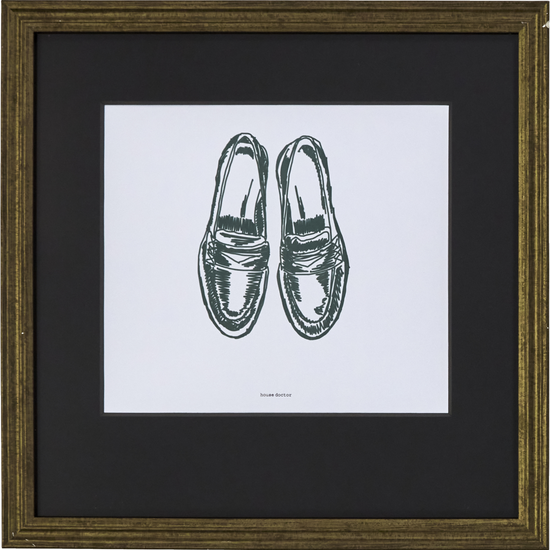 Wall art, HDShoe, Dark green