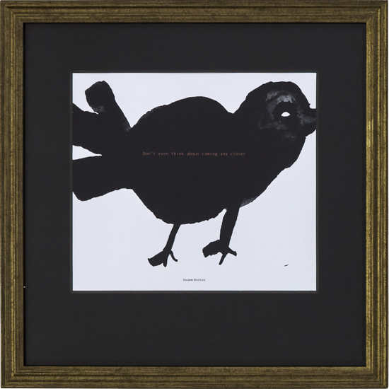 Wall art, HDBird, Black