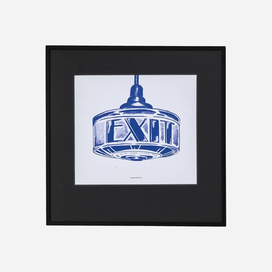 Wall art, HDExit, Dark blue