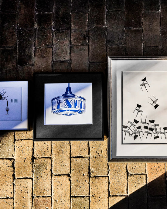Wall art, HDExit, Mørkeblå