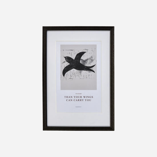 Wall art, HDFly, Sort