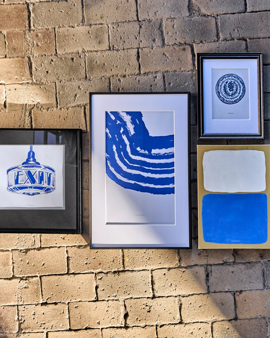 Wall art, HDBrush, Mørkeblå