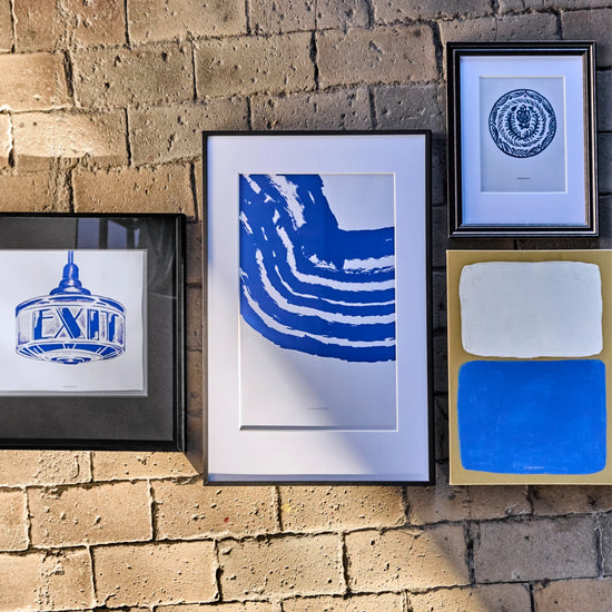 Wall art, HDBrush, Mørkeblå