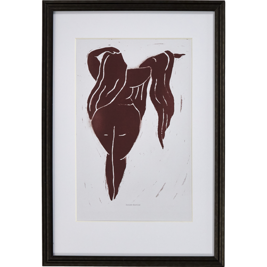 Wall art, HDLady, Burgundy