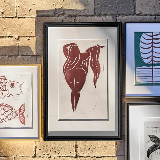 Wall art, HDLady, Burgundy