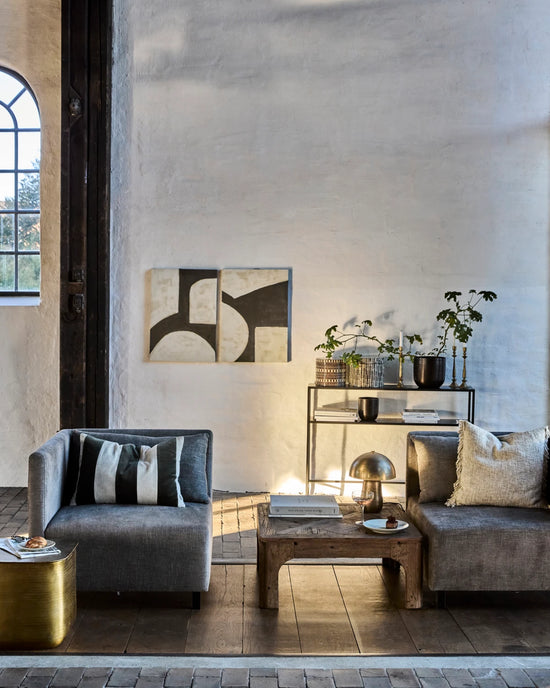 Wall art, HDHape, Sort;Råhvid