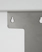 Shelf, HDBook, Brushed silver finish