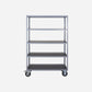 Shelving unit w. 4 wheels, HDTrolley, Grey