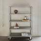 Shelving unit w. 4 wheels, HDTrolley, Grey