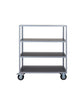 Shelving unit w. 4 wheels, HDTrolley, Grey