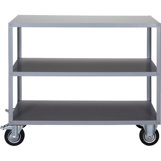 Shelving unit w. 4 wheels, HDTrolley, Grey