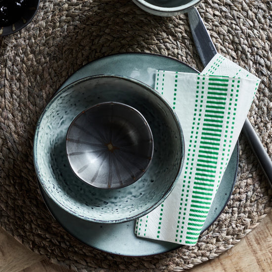 Servietten, HDCode, Grün