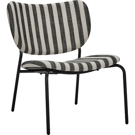 Lounge chair, HDLonga, Black;White