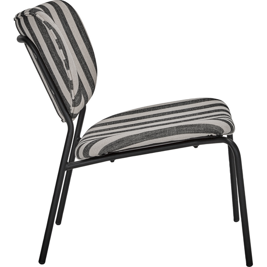 Lounge chair, HDLonga, Black;White