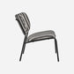 Lounge chair, HDLonga, Black;White
