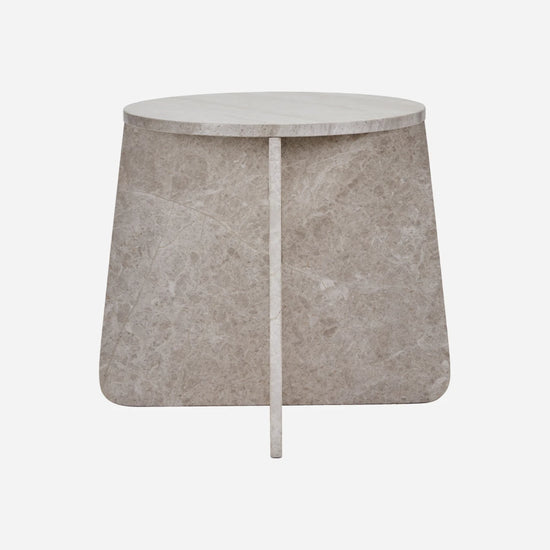 Side table, HDMarb, Beige