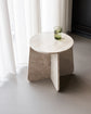 Side table, HDMarb, Beige