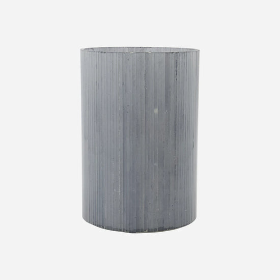 Teelichthalter, Mirr, Frostgrau