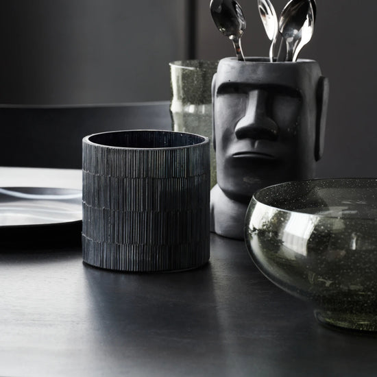 Teelichthalter, HDGara, Schwarz