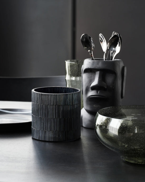 Tealight holder, HDGara, Black