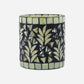 Tealight holder, HDPalm, Black