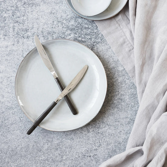 Kniv, HDOx, Sort/Sølv