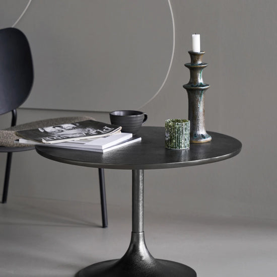 Side table, HDPan, Black
