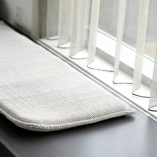 Sitzkissen mit Füllung, Cuun, Schwarz/Weiß