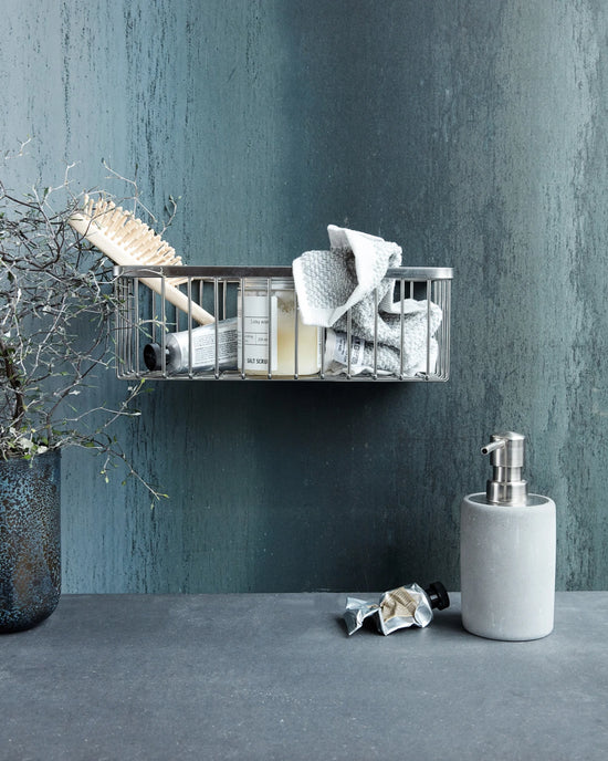 Basket, HDBath, Single, Silver finish