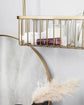 Korb, Bath, Double, Messing gebürstet