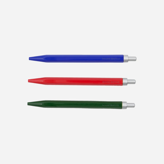 Feder mit schwarzer Tinte, HDClick, Blau;Rot;Grün