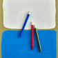 Feder mit schwarzer Tinte, HDClick, Blau;Rot;Grün