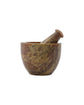 Mortar w. pestle, HDArb, Brown