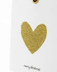 Gift tag, HDGlitr, White, Golden