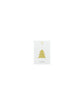 Gift tag, HDGlitr, White, Golden