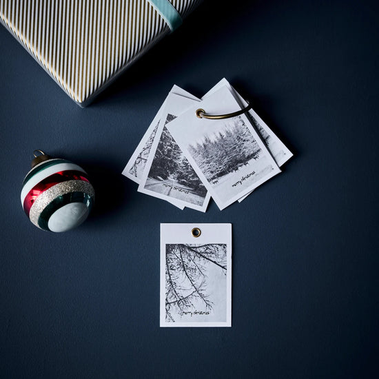 Geschenkanhänger, HDWinter, Weiß