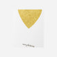 Grußkarten, HDGlitr w. envelope, Weiß;Gold