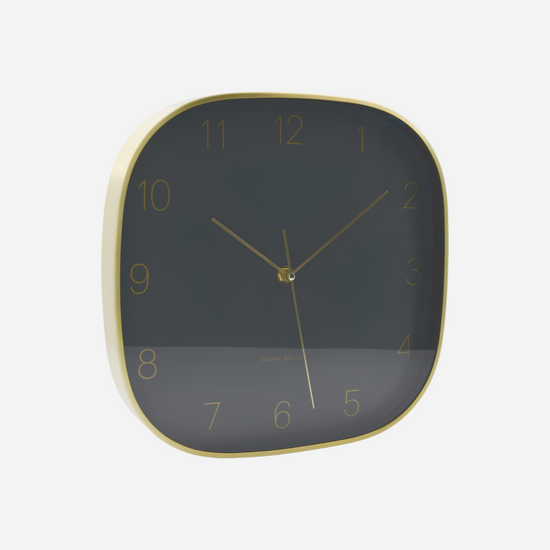 Wall clock, HDShape, Dark grey