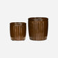 Planter, HDGroove, Brown