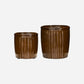 Planter, HDGroove, Brown