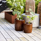 Planter, HDGroove, Brown
