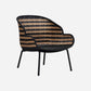 Lounge chair, HDHapur, Nature, Black