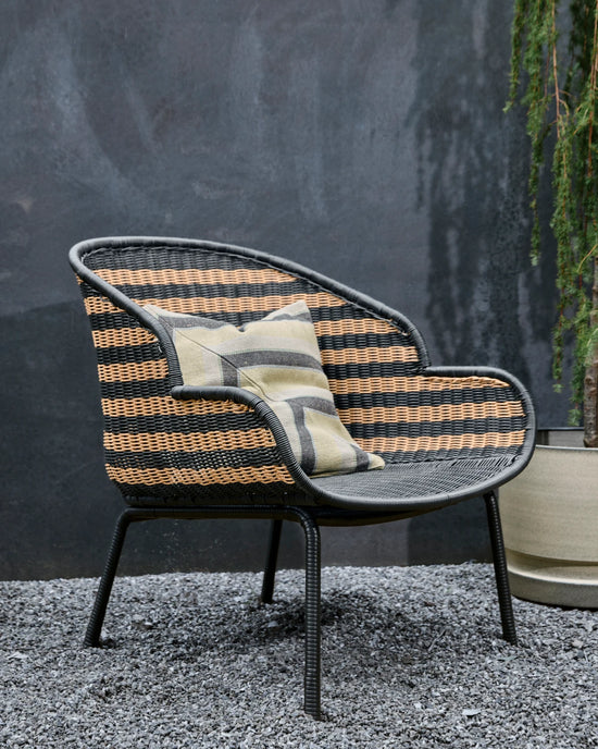 Lounge chair, HDHapur, Nature, Black