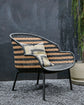 Lounge chair, HDHapur, Nature, Black